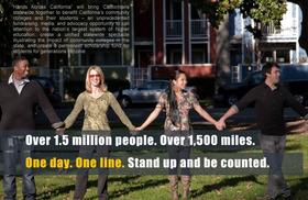 Hands Across California: Community College Students Band Together to Save the System Hands Across California: Community College Students Band Together to Save the System