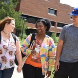 Terra State Community College Photo #5 - Students walking in the quad