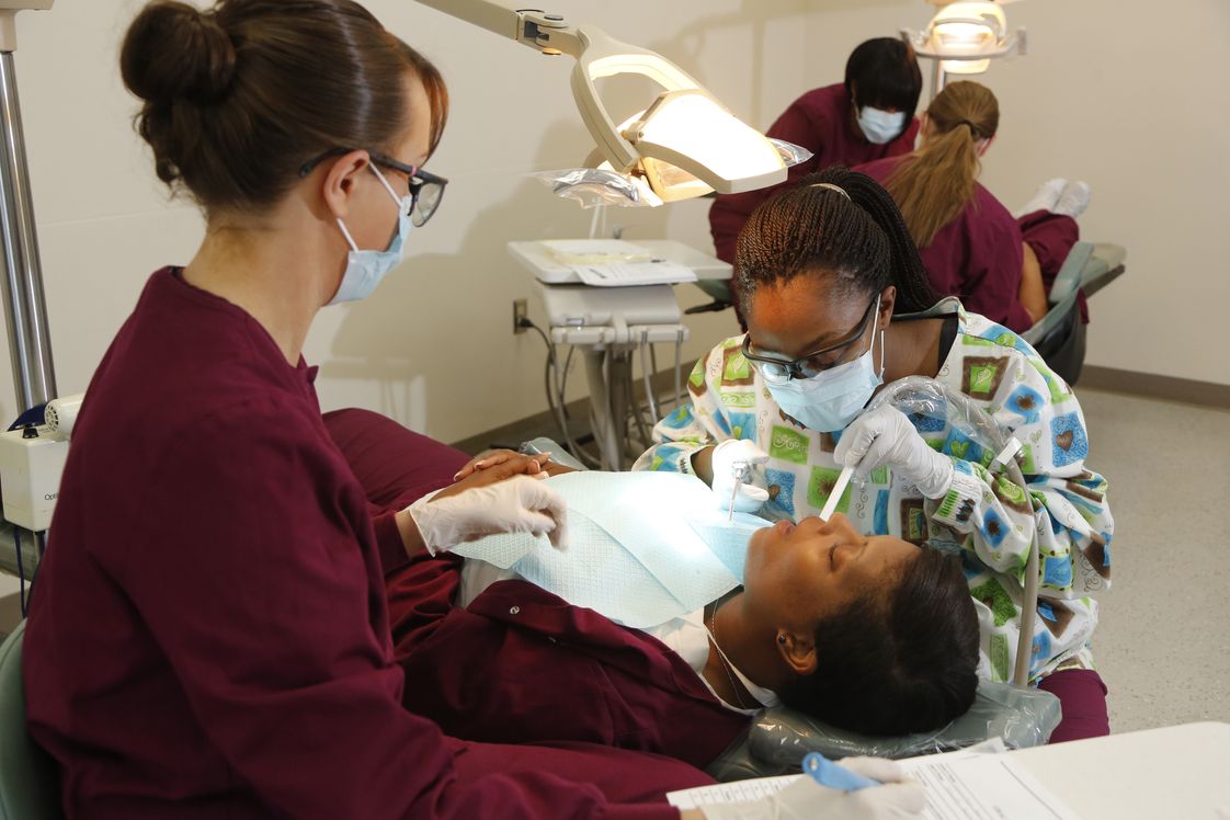 Bates Technical College Photo - Dental Assisting students learn in a real-world dental office, open to the public.