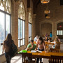 Maria College of Albany Photo #5 - The upstairs student lounge offers great campus views in an inviting and reflective setting.
